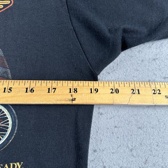 Vtg 80s Harley Davidson 3D Emblem T-Shirt Large Japan Prototype Motorcycle - Picture 14 of 16